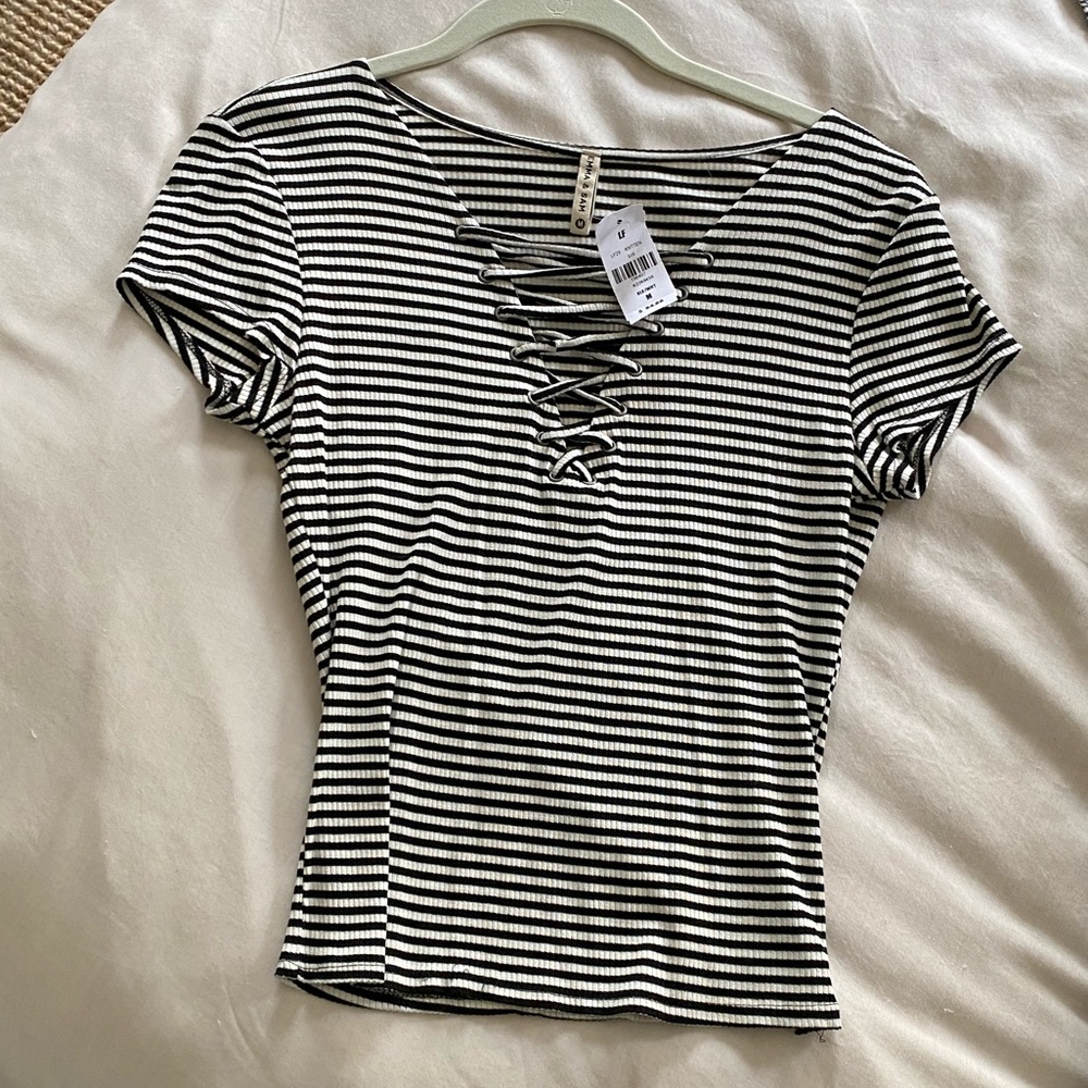 Emma&Sam striped crop